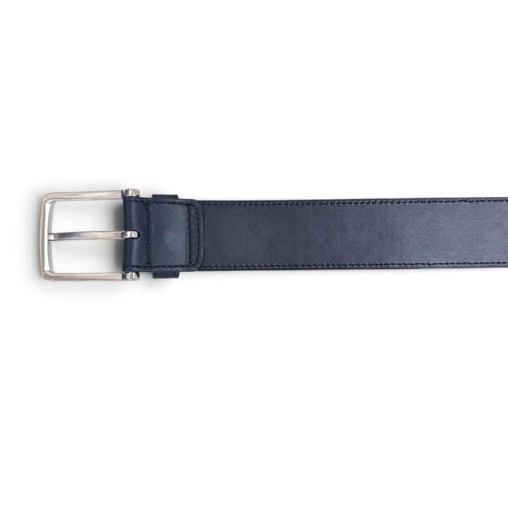 Great BOTTEGAVENETA belt INTRECCIATO Navy leather mens