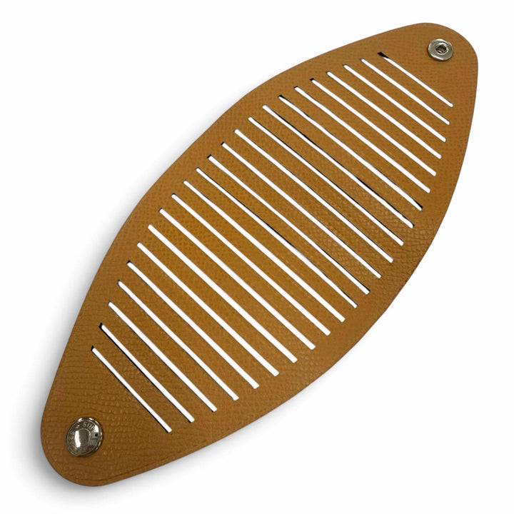 Great HERMES Bangle Ajure Petit H Sellier Button Reversible Bracelet black