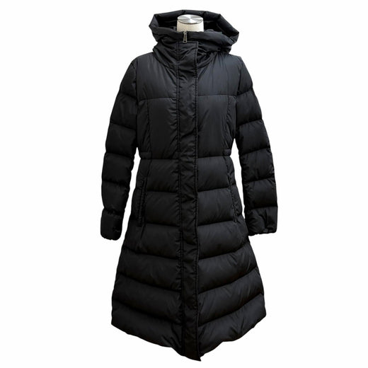 Very Good MONCLER down coat CHONDRILLE Logo patch, hooded, concealed placket 1