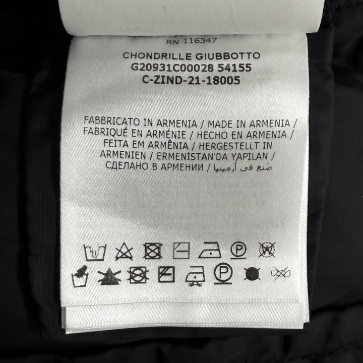 Very Good MONCLER down coat CHONDRILLE Logo patch, hooded, concealed placket 1