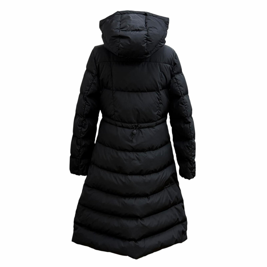 Very Good MONCLER down coat CHONDRILLE Logo patch, hooded, concealed placket 1