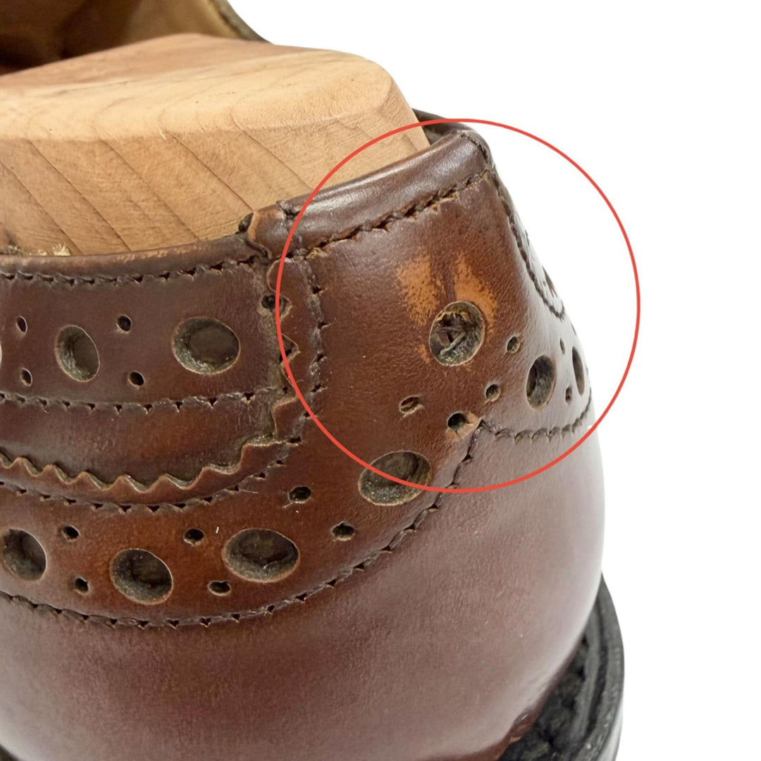 Pristine CHURCH'S Leather shoes LANA R Double Monk Strap Medallion Brown 36.5