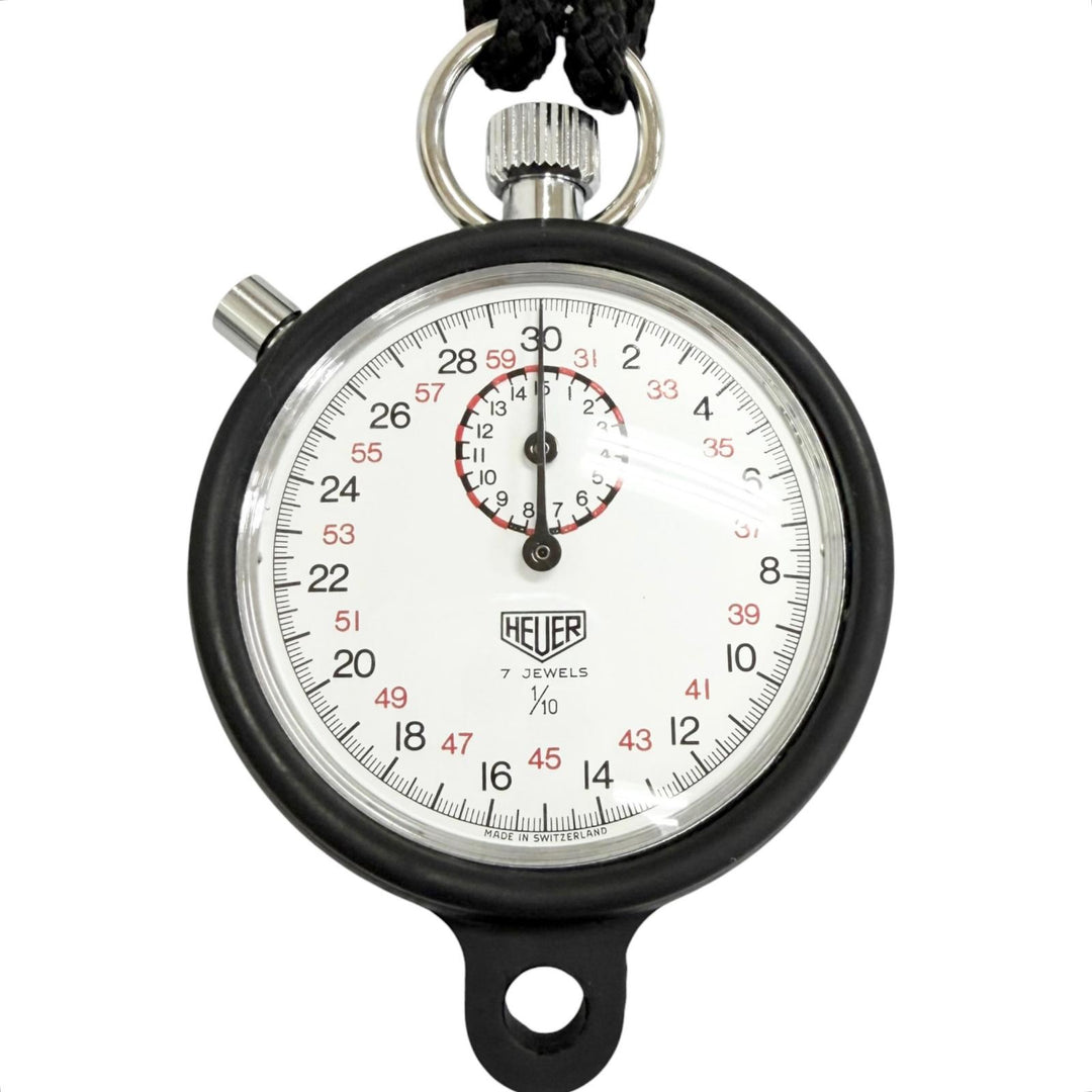 Excellent TAG Heuer Hand Winding Stopwatch Timer with Strap Silver stopwatch