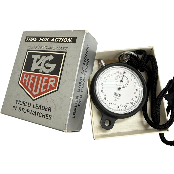 Excellent TAG Heuer Hand Winding Stopwatch Timer with Strap Silver stopwatch