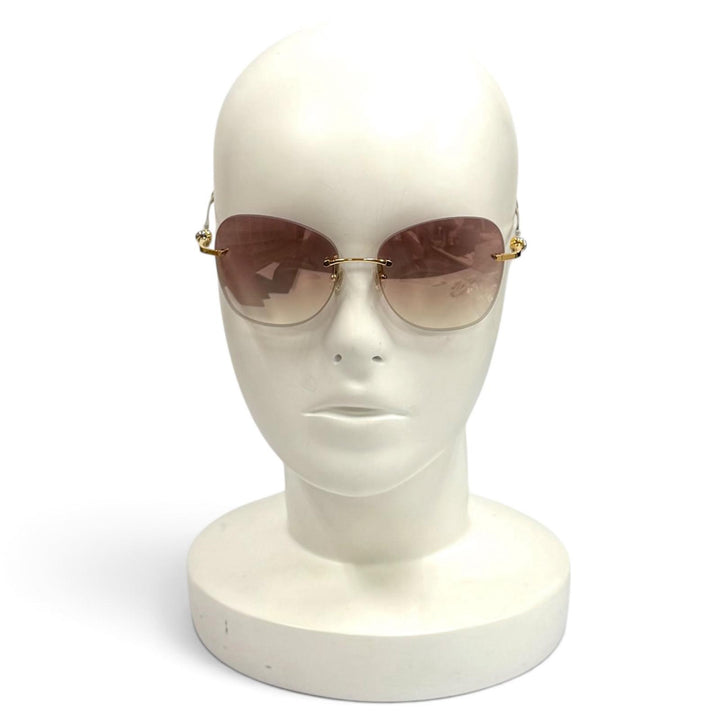 Great Cartier sunglasses Decor C Combination Color gold Women