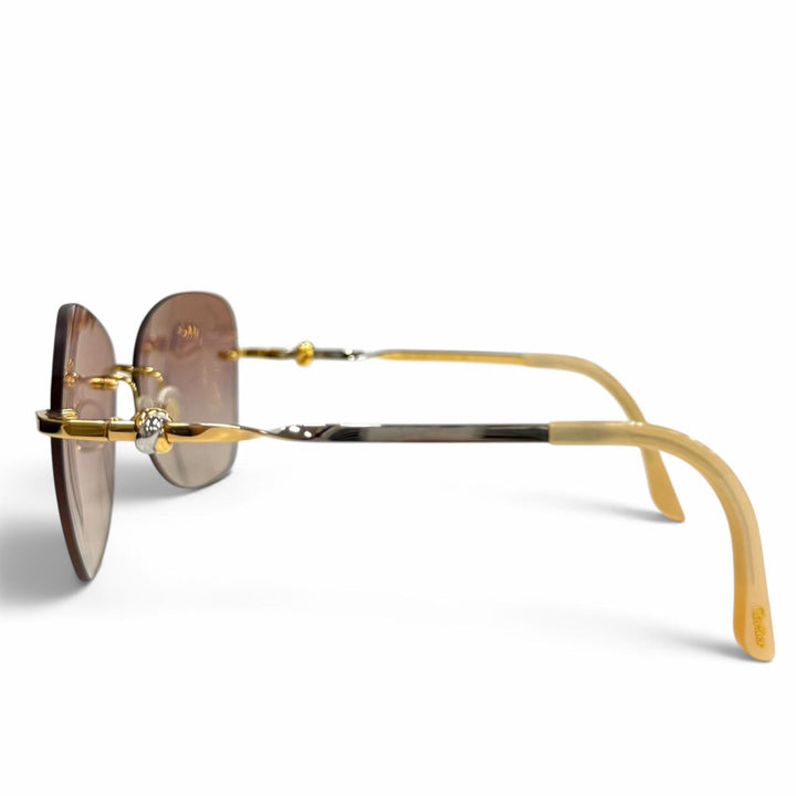 Great Cartier sunglasses Decor C Combination Color gold Women
