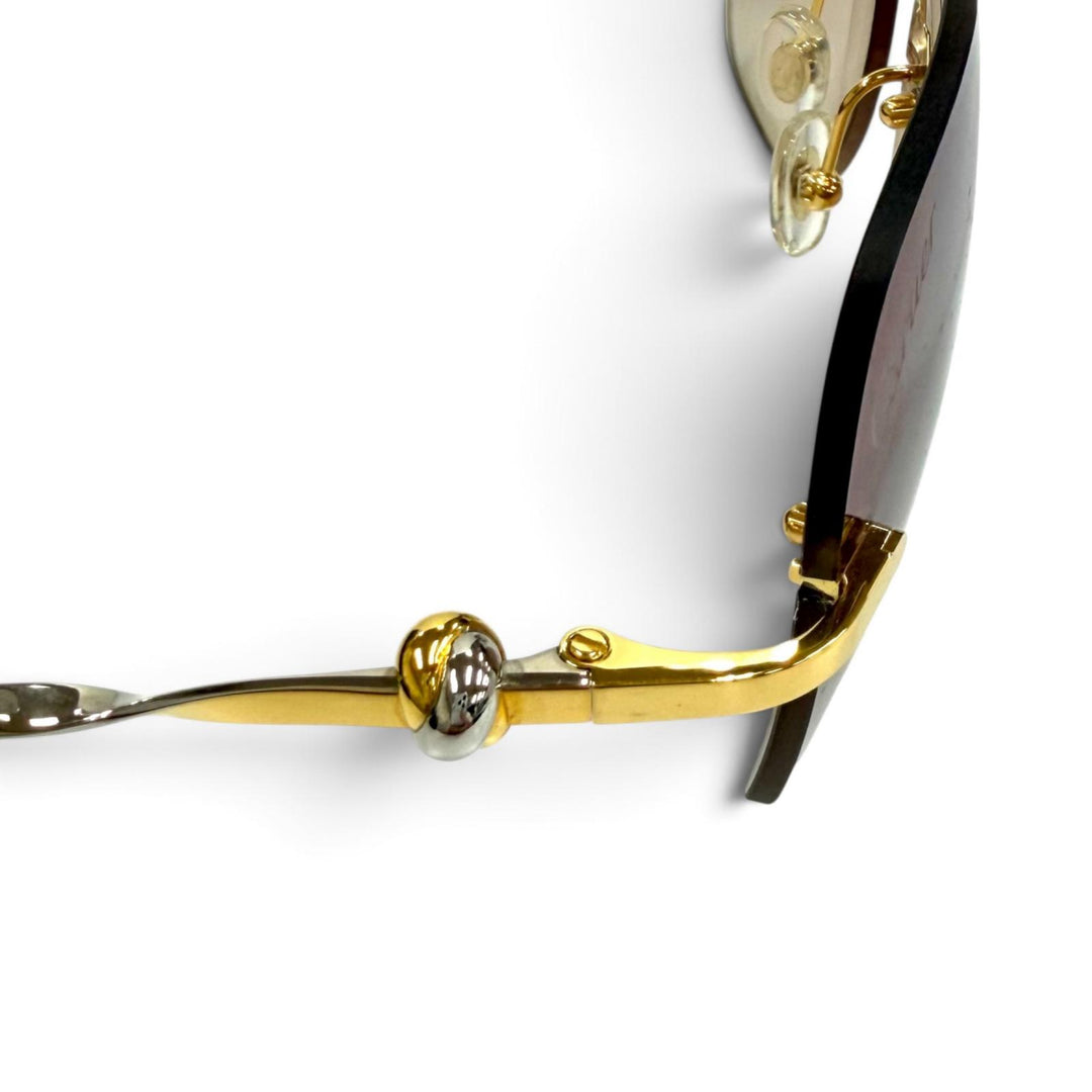 Great Cartier sunglasses Decor C Combination Color gold Women