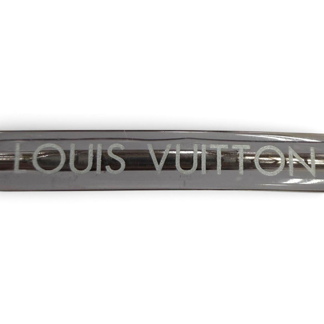 Very Good LOUIS VUITTON sunglasses Attitude Damier Two Bridges Silver Z0260U