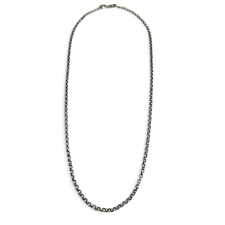 Great CHROME HEARTS Necklace Roll Chain Silver 925 mens
