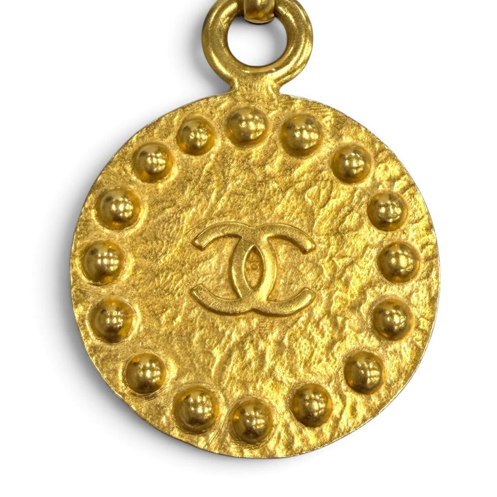 Very Good CHANEL key ring COCO Mark gold Women 97A