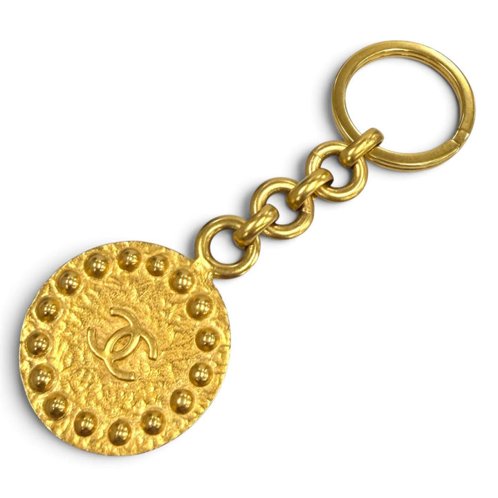 Very Good CHANEL key ring COCO Mark gold Women 97A