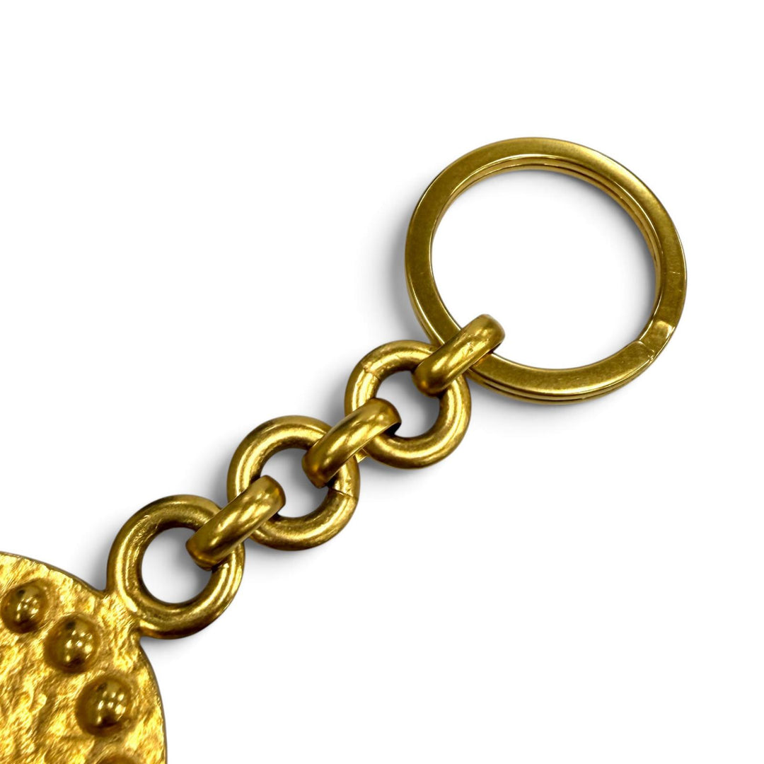 Very Good CHANEL key ring COCO Mark gold Women 97A