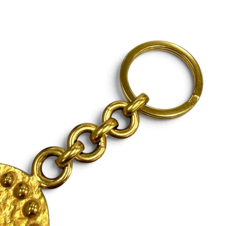 Very Good CHANEL key ring COCO Mark gold Women 97A