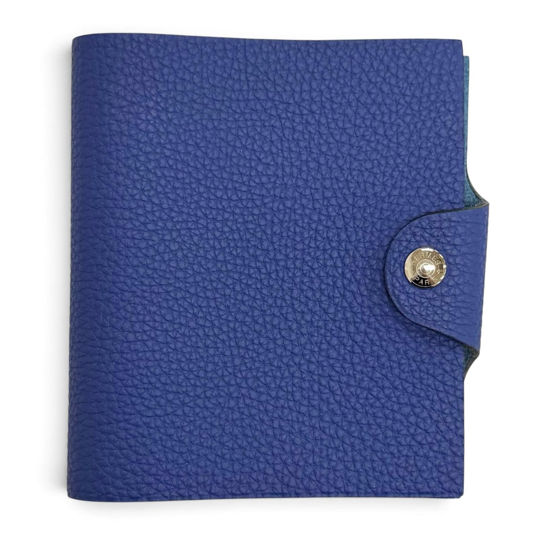 Excellent HERMES Ulysse mini notebook cover Crude Cell Snap Button Closure Togo