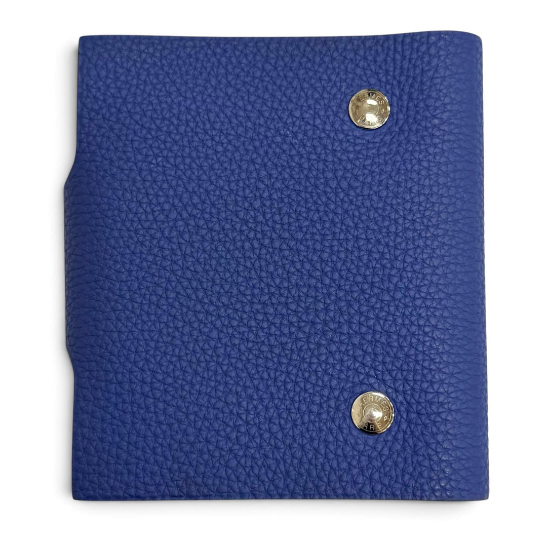 Excellent HERMES Ulysse mini notebook cover Crude Cell Snap Button Closure Togo