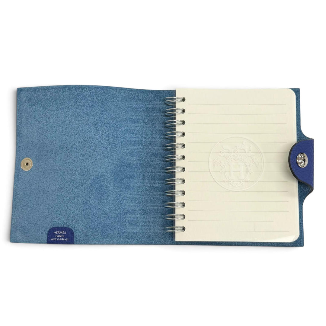 Excellent HERMES Ulysse mini notebook cover Crude Cell Snap Button Closure Togo