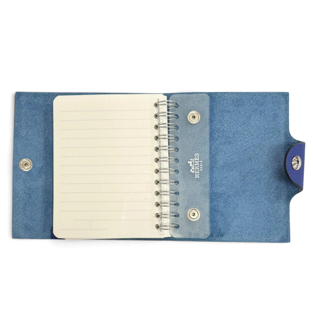 Excellent HERMES Ulysse mini notebook cover Crude Cell Snap Button Closure Togo