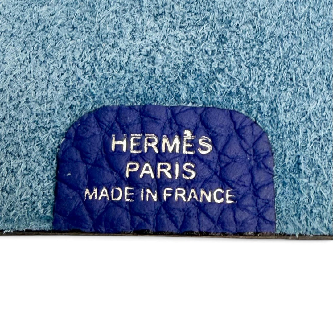 Excellent HERMES Ulysse mini notebook cover Crude Cell Snap Button Closure Togo