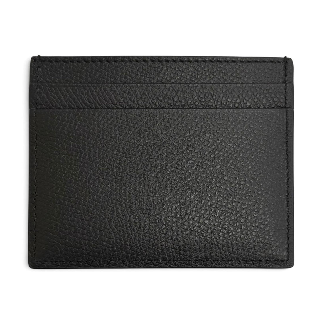 Excellent Valentino Garavani V Logo Leather Card Case black 7W2P0AJ7SNP
