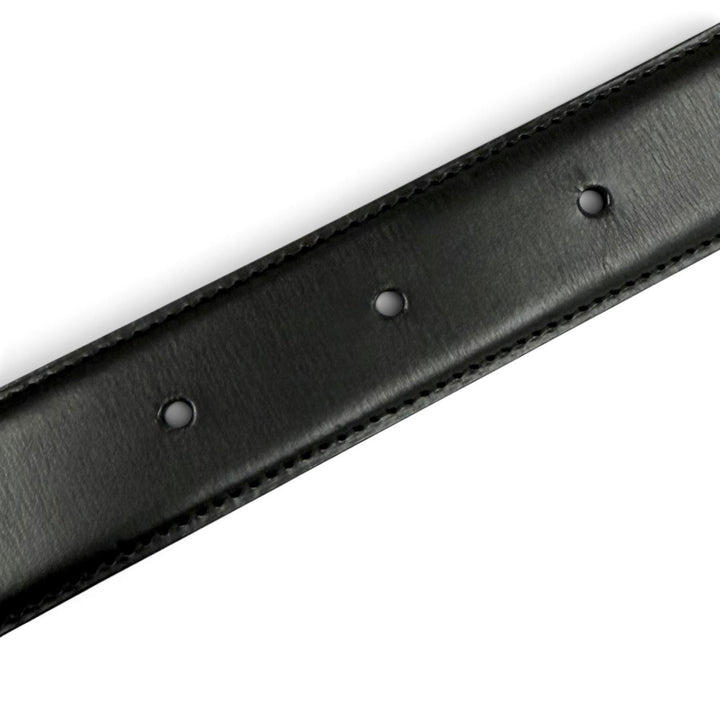 Excellent Cartier belt Reversible 2C Buckle Leather black leather Women