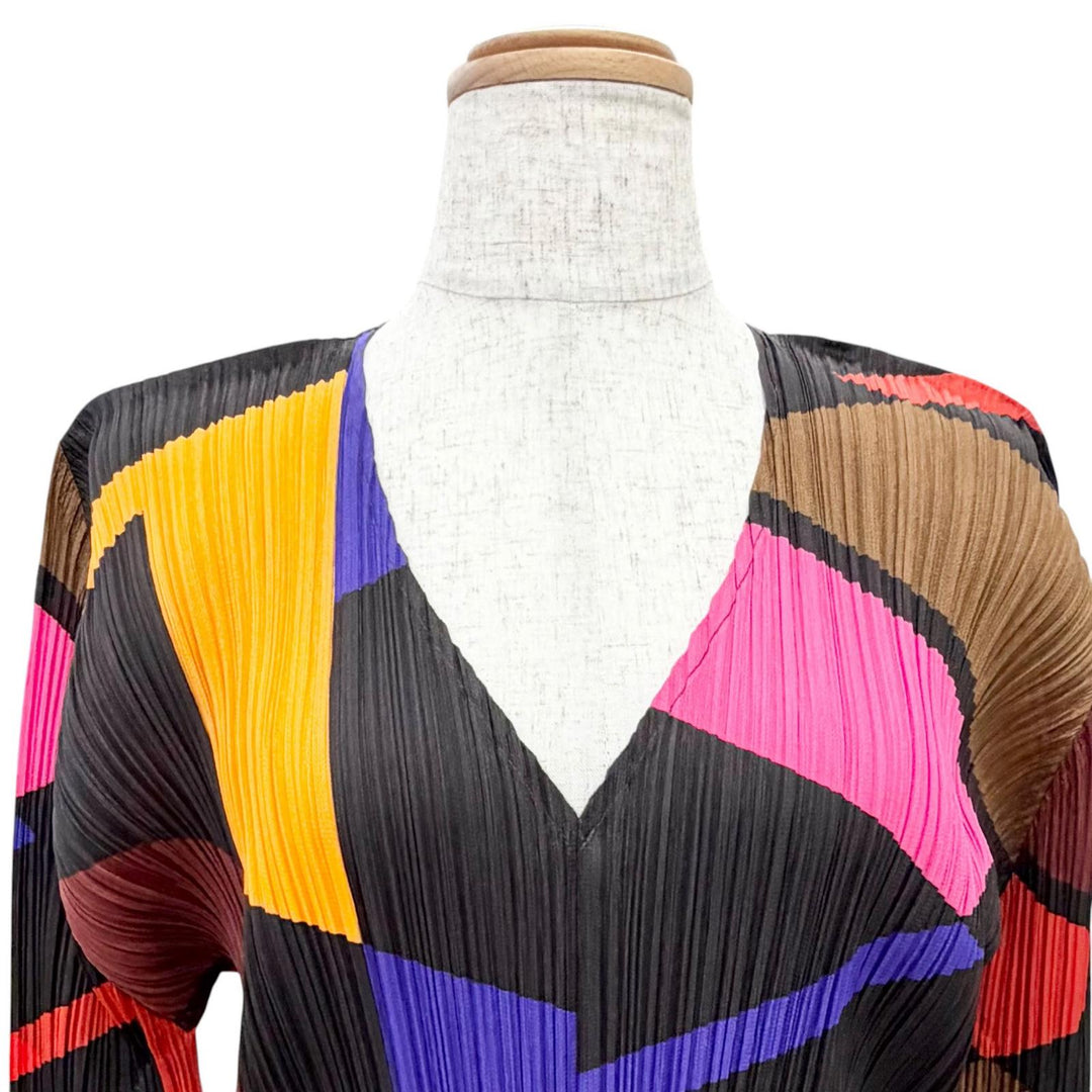 Excellent PLEATS PLEASE one piece All-over print design 3 PP73-JH726