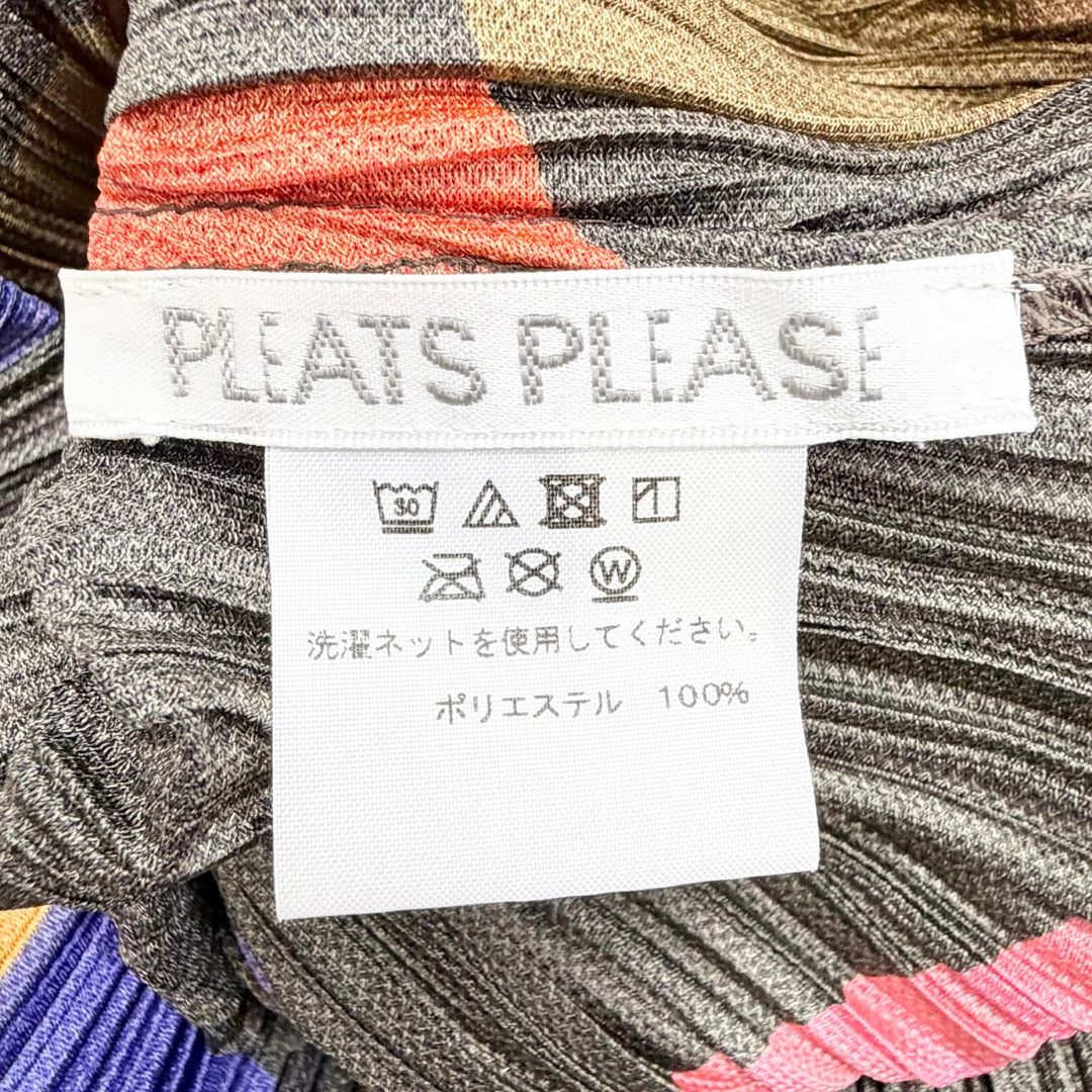 Excellent PLEATS PLEASE one piece All-over print design 3 PP73-JH726