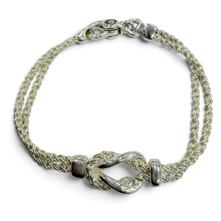 Excellent TIFFANY&Co. bracelet Double Glove Bracelet Silver 925 Women