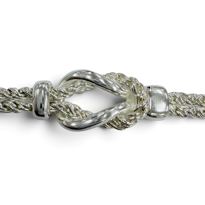 Excellent TIFFANY&Co. bracelet Double Glove Bracelet Silver 925 Women