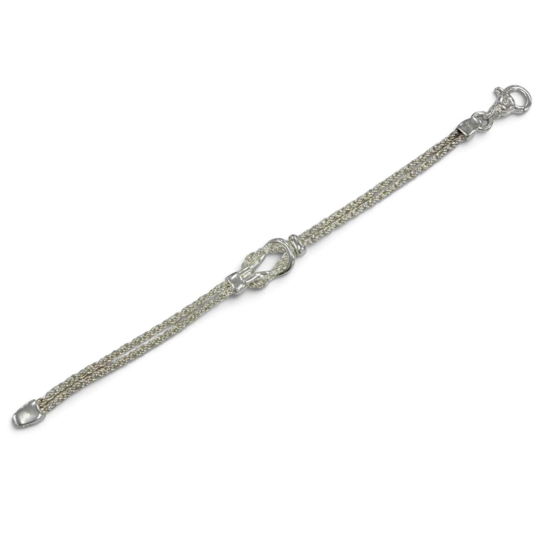 Excellent TIFFANY&Co. bracelet Double Glove Bracelet Silver 925 Women