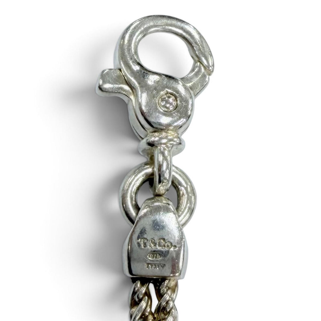 Excellent TIFFANY&Co. bracelet Double Glove Bracelet Silver 925 Women