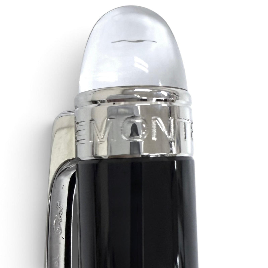 Excellent MONTBLANC Ballpoint pen Starwalker White Star Twist Type black mens