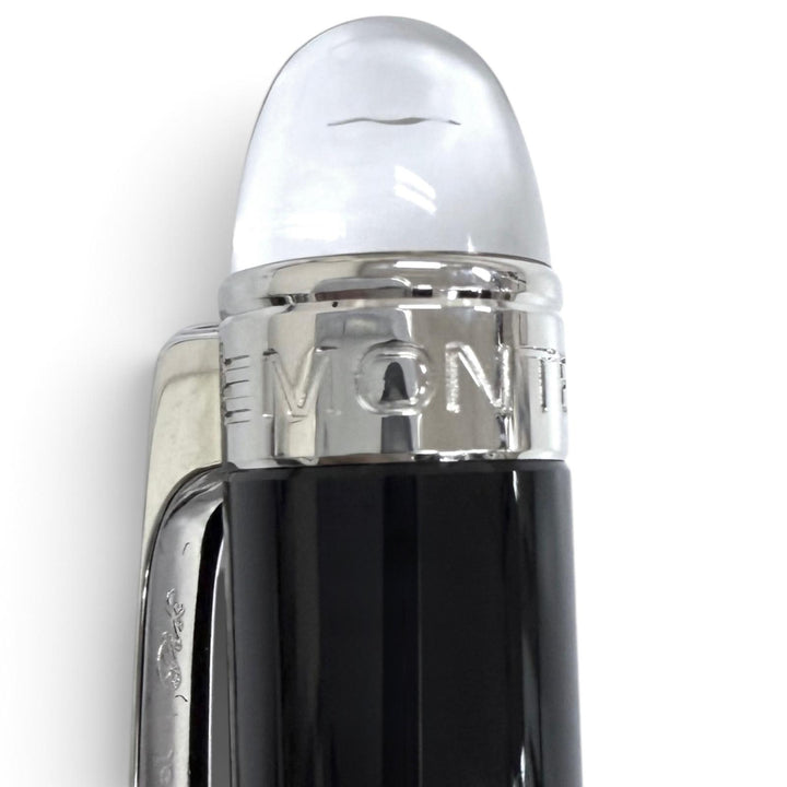 Excellent MONTBLANC Ballpoint pen Starwalker White Star Twist Type black mens