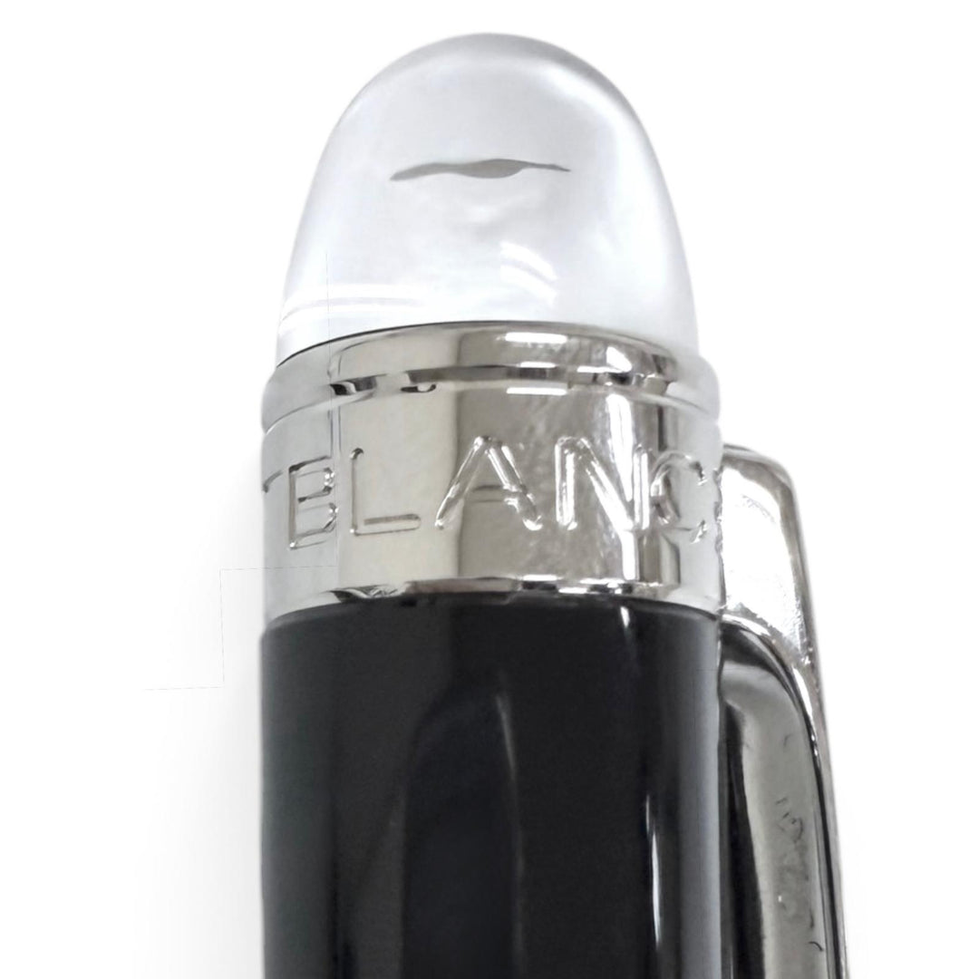 Excellent MONTBLANC Ballpoint pen Starwalker White Star Twist Type black mens