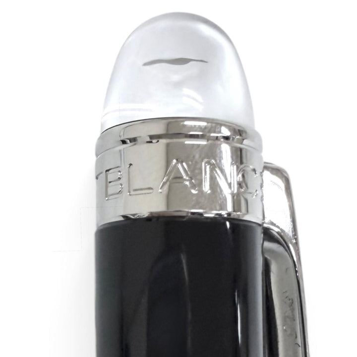 Excellent MONTBLANC Ballpoint pen Starwalker White Star Twist Type black mens
