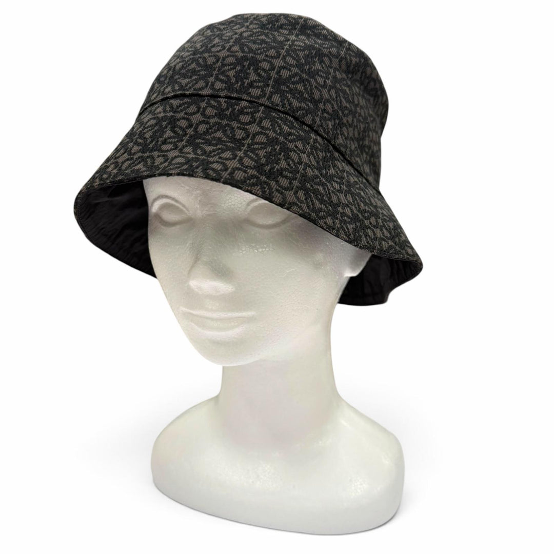 Great LOEWE hat black cotton mens 58 K820HB1X13
