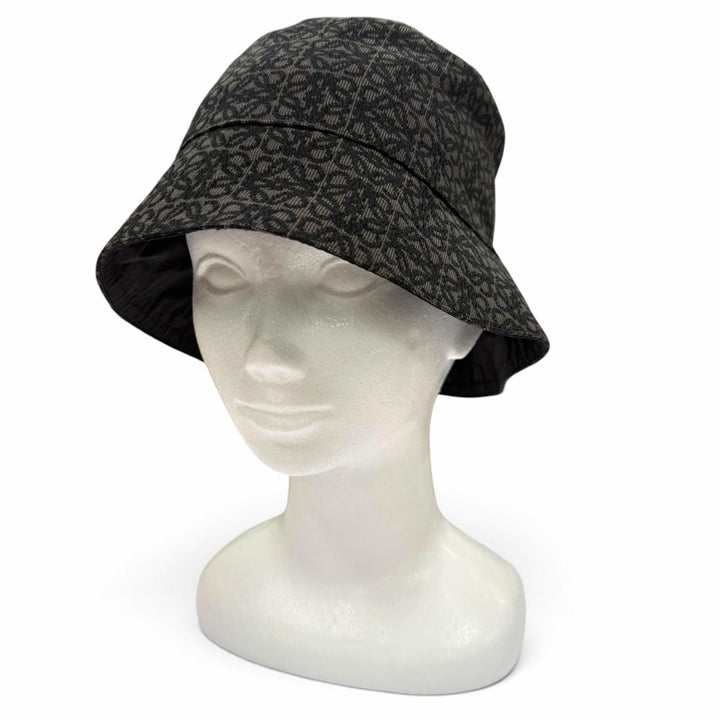 Great LOEWE hat black cotton mens 58 K820HB1X13