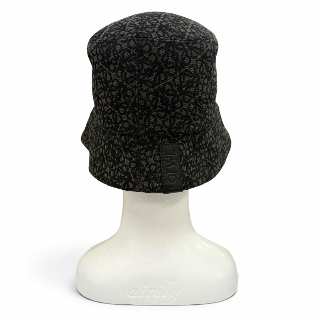 Great LOEWE hat black cotton mens 58 K820HB1X13