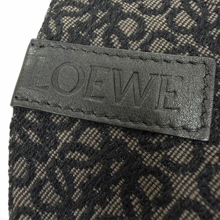Great LOEWE hat black cotton mens 58 K820HB1X13