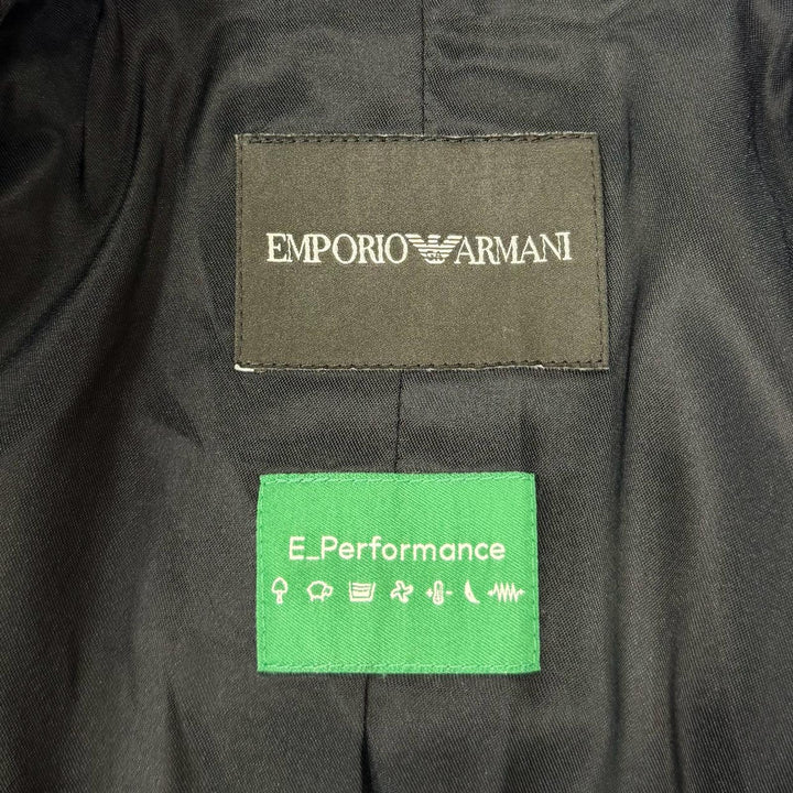 Pristine EMPORIO ARMANI suit Jacket and Pants Dark navy Virgin wool Women EU 36