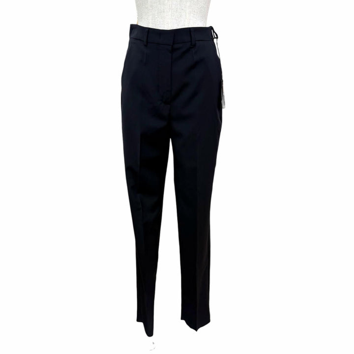Pristine EMPORIO ARMANI suit Jacket and Pants Dark navy Virgin wool Women EU 36