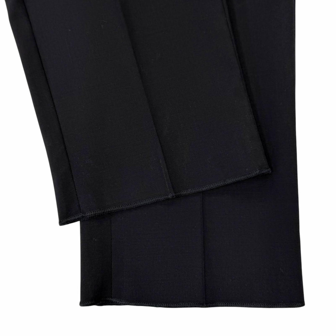Pristine EMPORIO ARMANI suit Jacket and Pants Dark navy Virgin wool Women EU 36