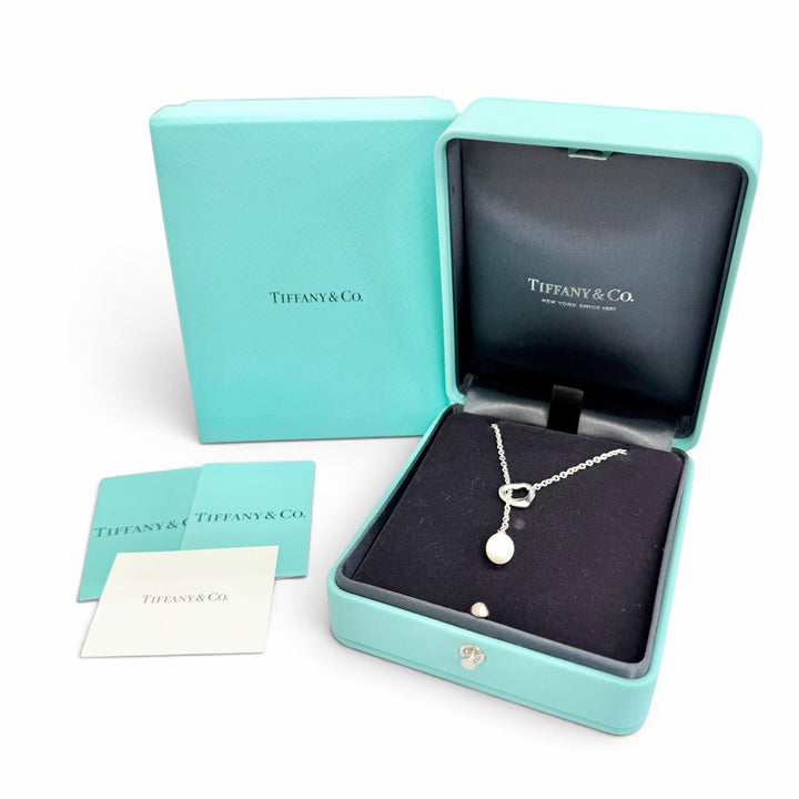 Excellent TIFFANY&Co. Open Heart Lariat Necklace Purchased in June 2026 925