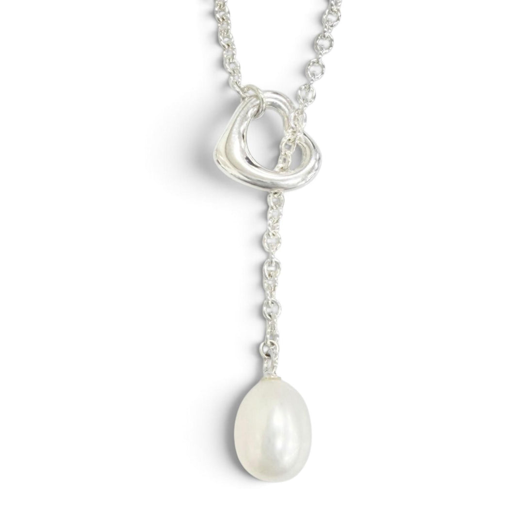 Excellent TIFFANY&Co. Open Heart Lariat Necklace Purchased in June 2026 925