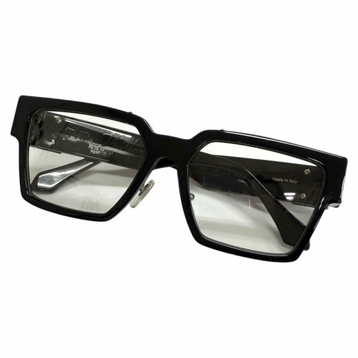 Great LOUIS VUITTON Glasses Clear Millionaire black mens Z1358E