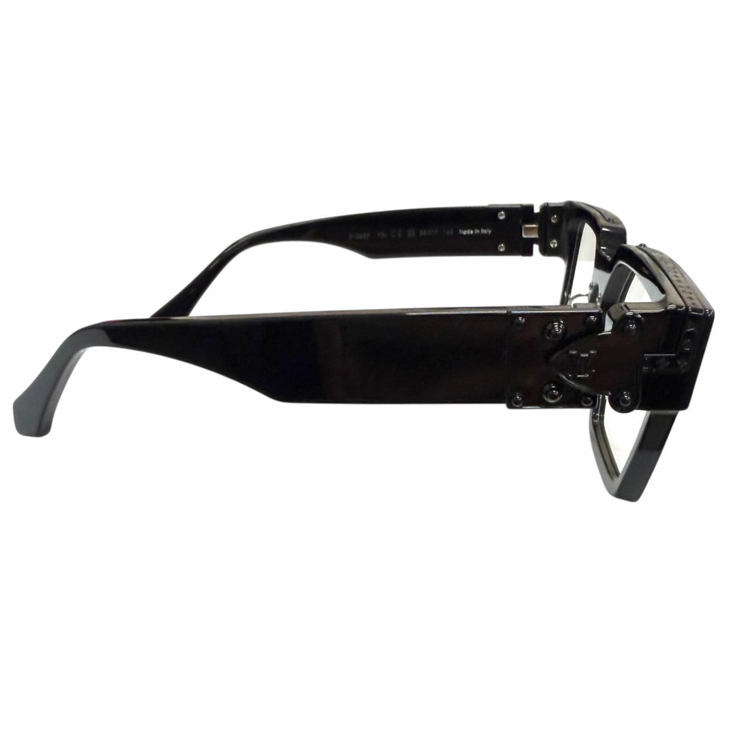 Great LOUIS VUITTON Glasses Clear Millionaire black mens Z1358E