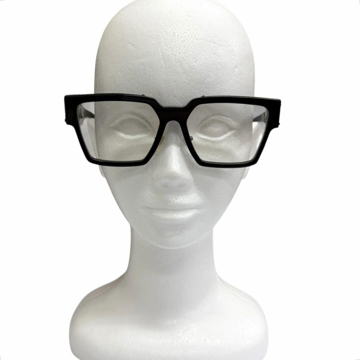 Great LOUIS VUITTON Glasses Clear Millionaire black mens Z1358E