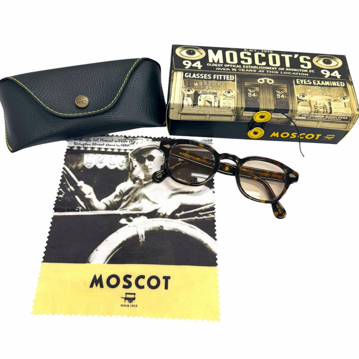 Excellent MOSCOT sunglasses LEMTOSH Boston Frame Eyewear TORTOISE mens