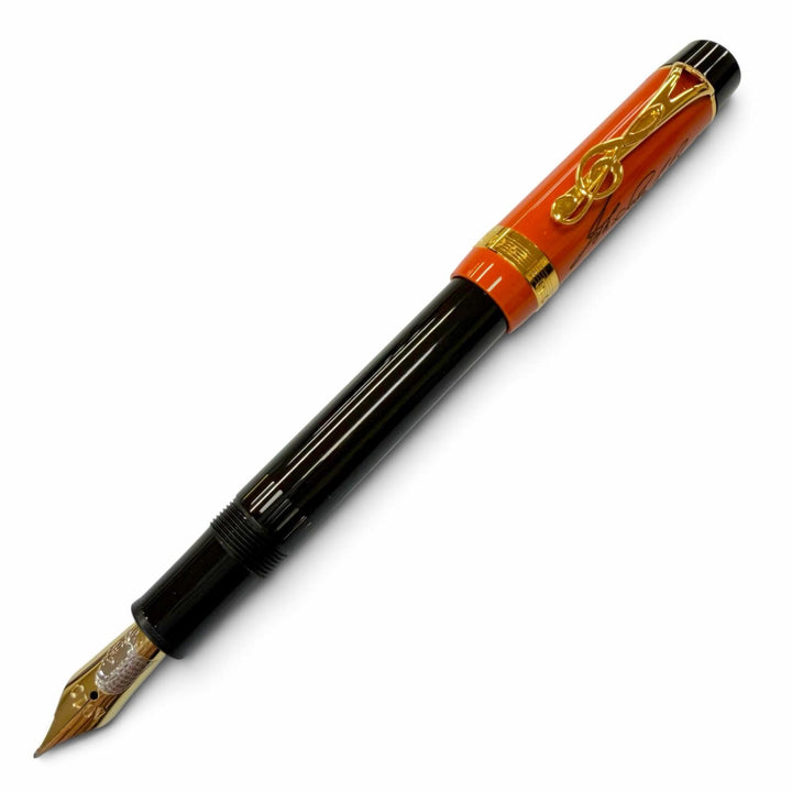 Excellent MONTBLANC fountain pen Donation Pen by Johann Sebastian Bach, 2001 18K