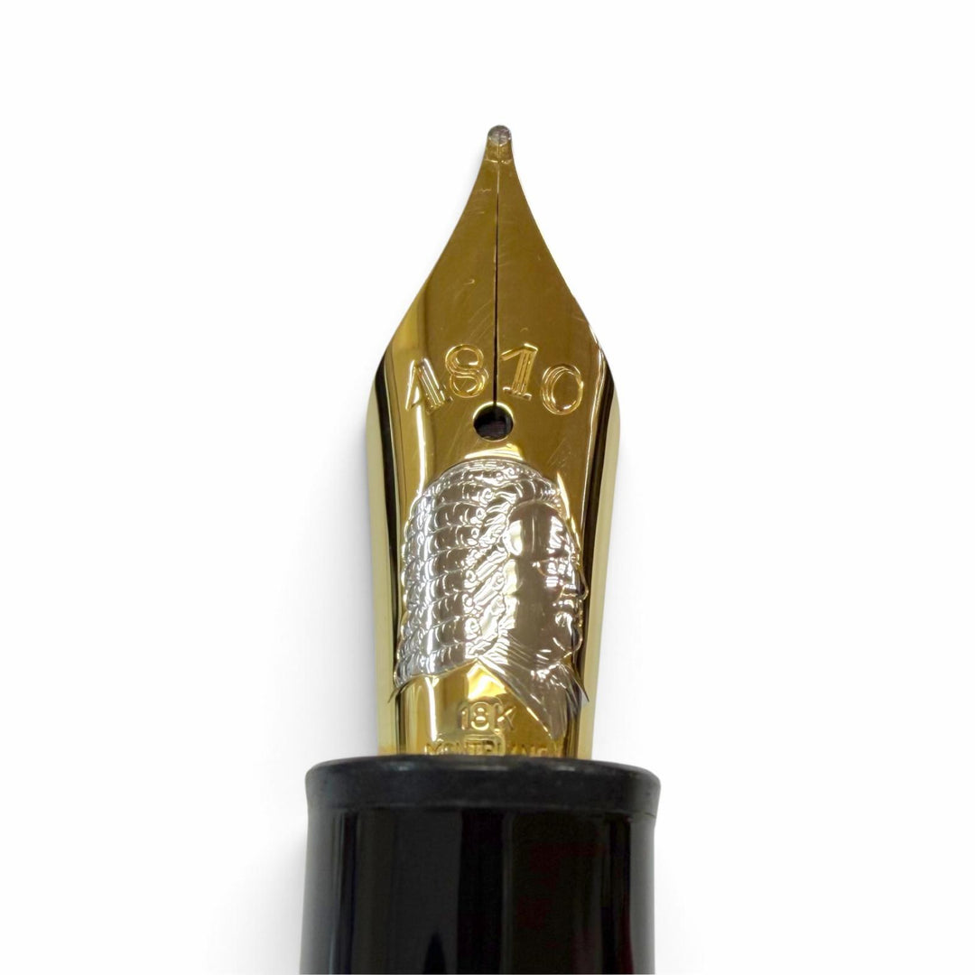 Excellent MONTBLANC fountain pen Donation Pen by Johann Sebastian Bach, 2001 18K