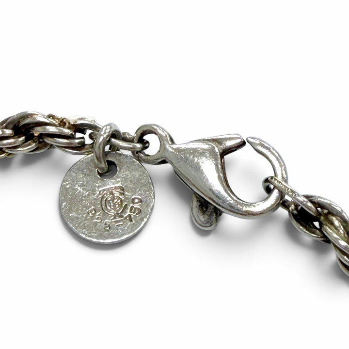 Great TIFFANY&Co. bracelet Twist Chain Silver 925 mens